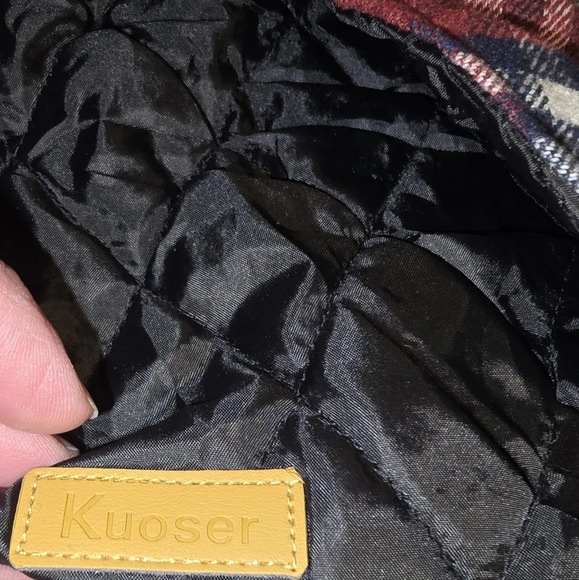 NWT Kuoser Plaid Reversible Winter Dog Coat Cold Weather Quilted Puffy Vest M - Picture 11 of 12